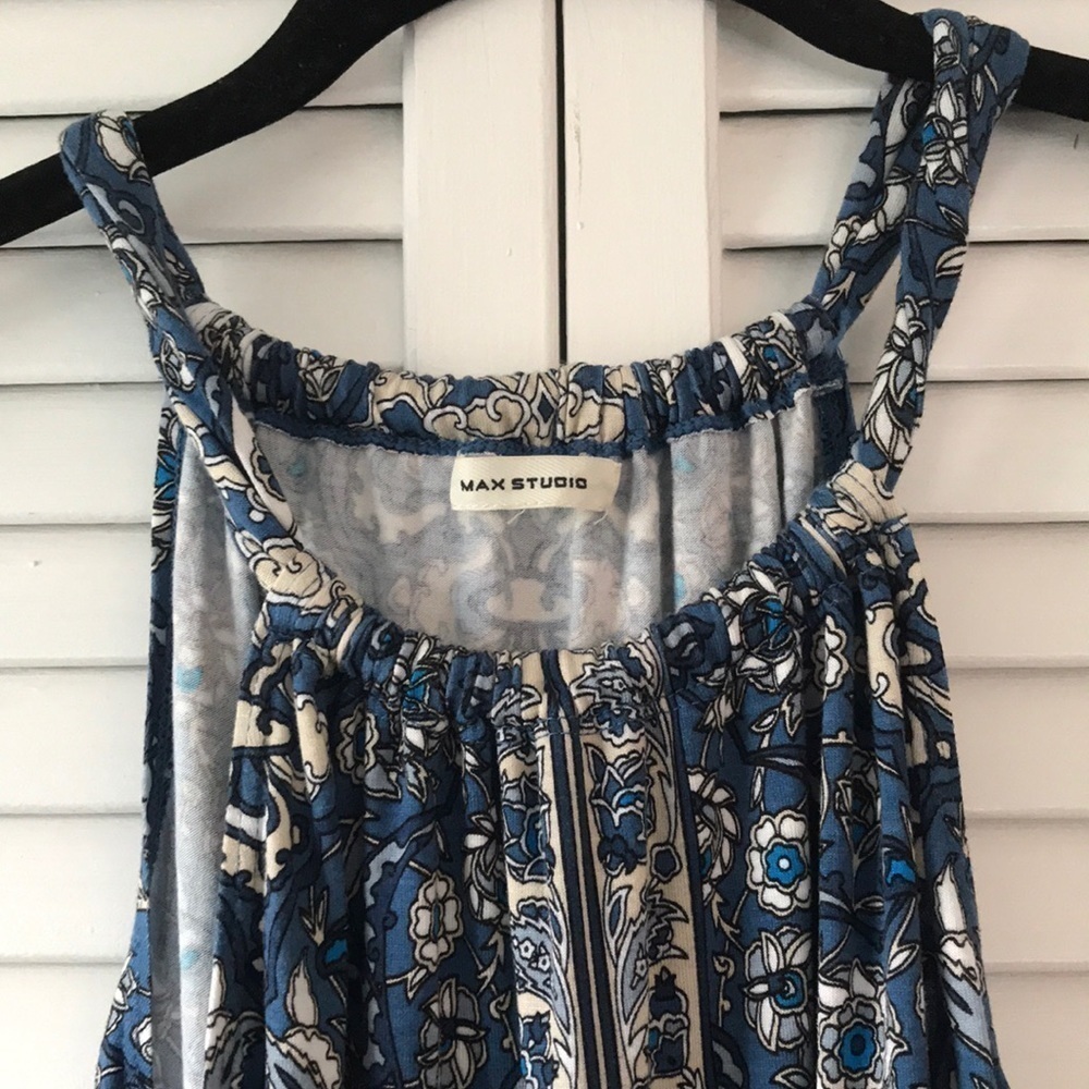 Max Studio Geometric Print Top - Picture 4 of 8